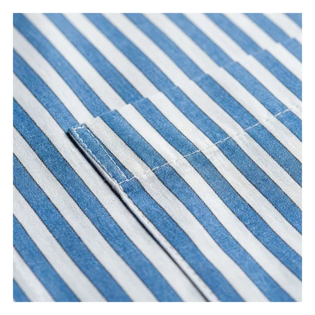 Vestido de rayas Dakota | Azul