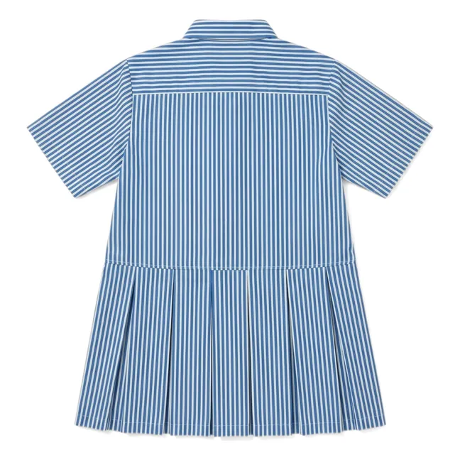 Vestido de rayas Dakota | Azul