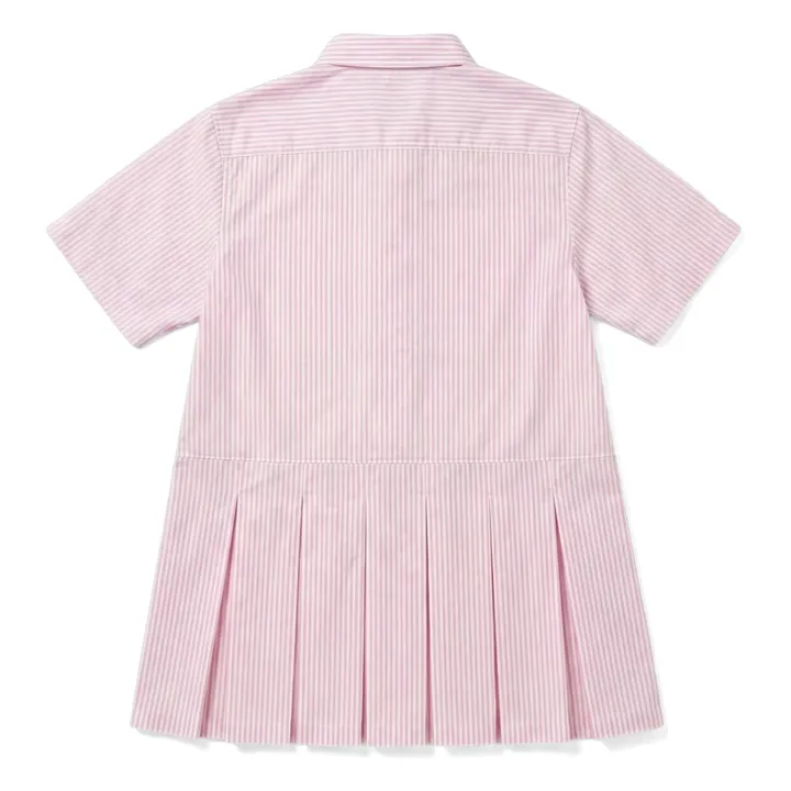 Vestido de rayas Dakota | Rosa Pálido- Imagen del producto n°1