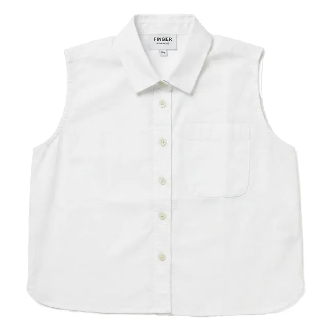 Chemise Sans Manches Ella | Blanc