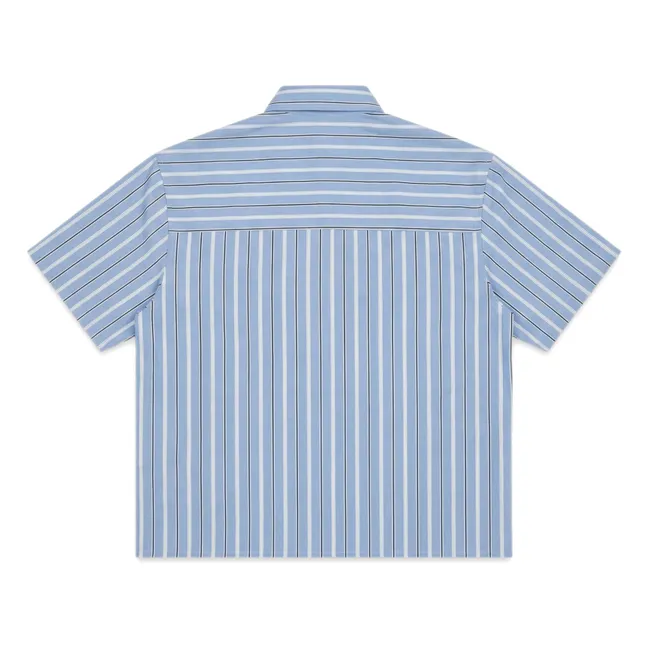 Chemise Harper Rayée | Bleu Acier
