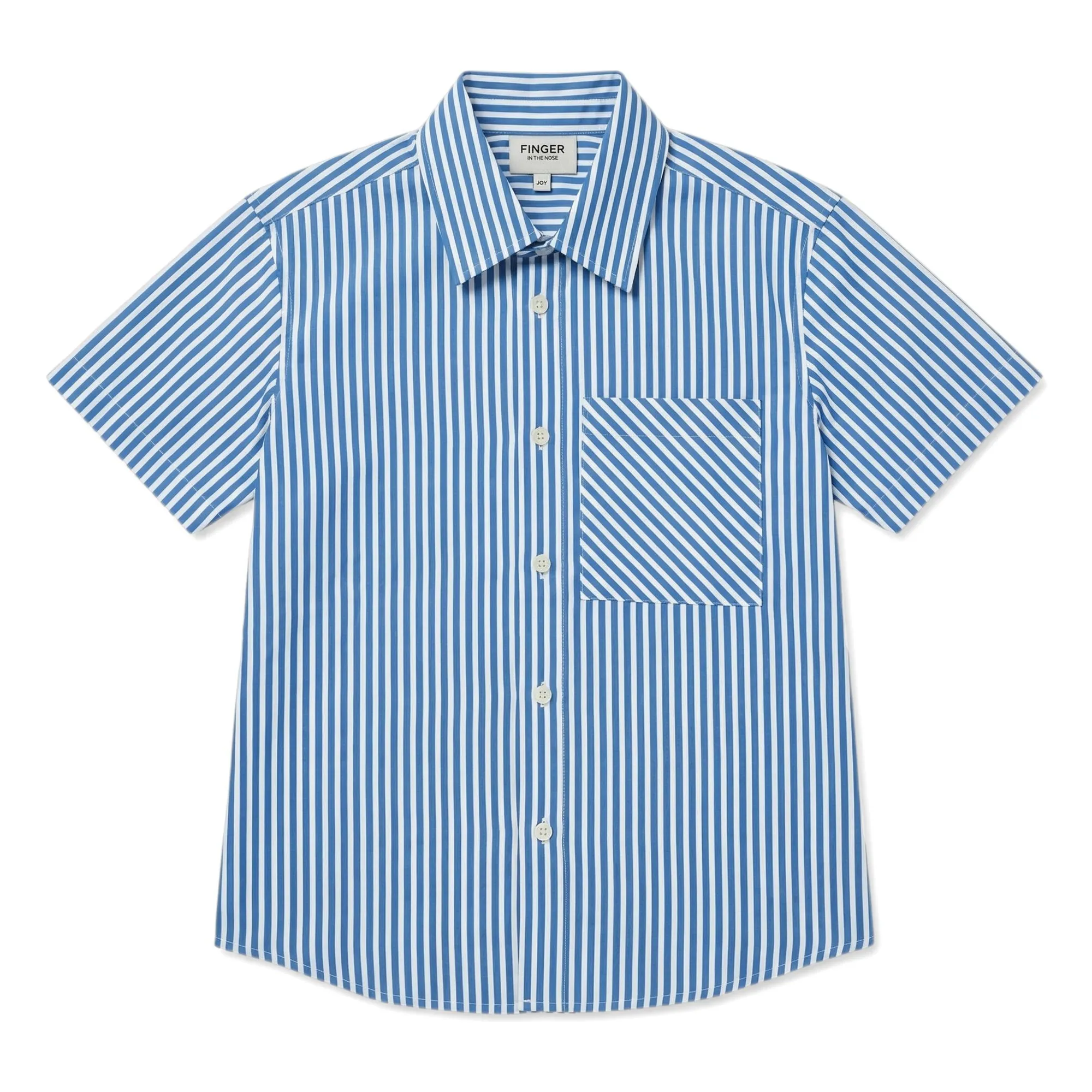 Finger In The Nose Blue Rogue Striped Shirt