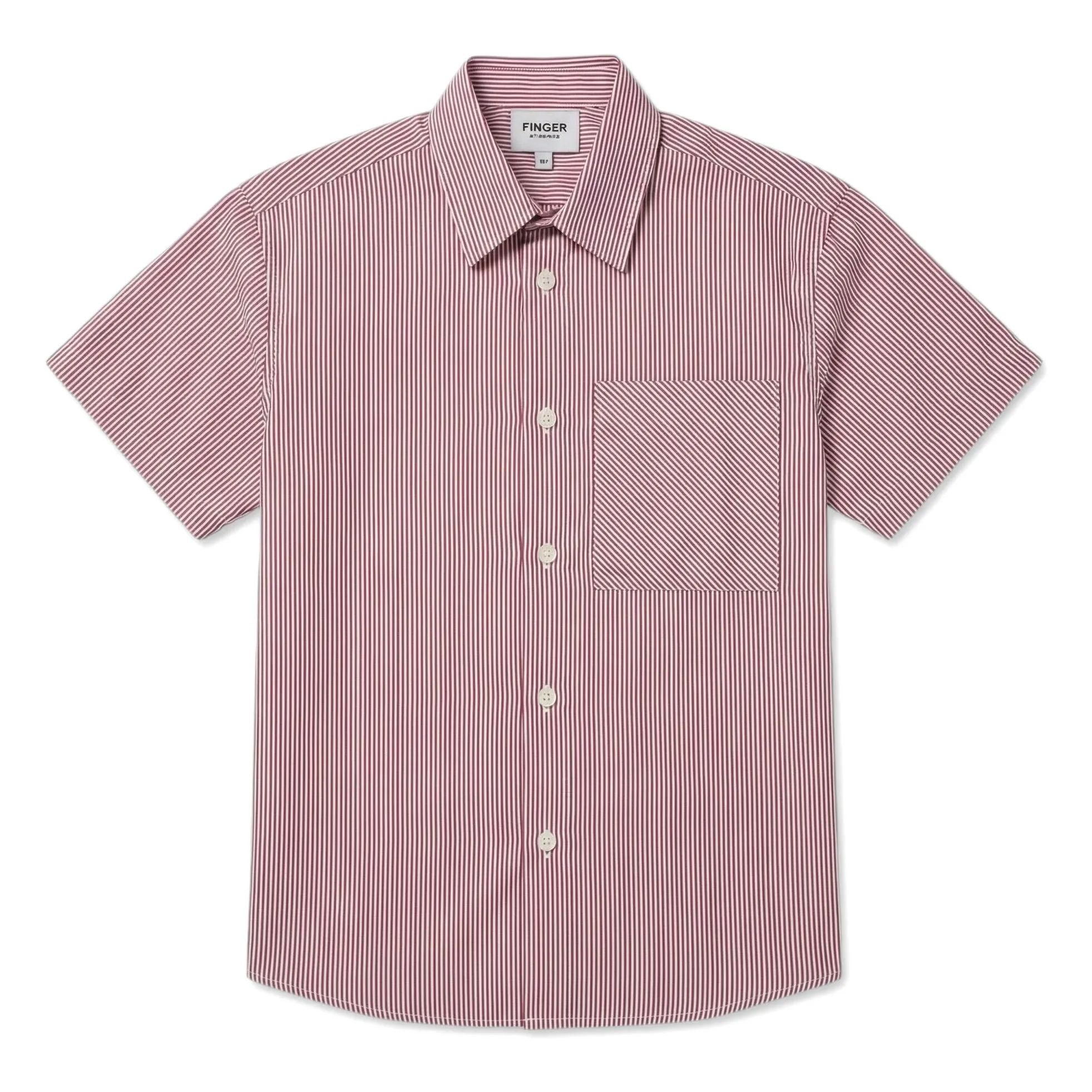 Chemise Rogue Rayée | Brique- Image produit n°0