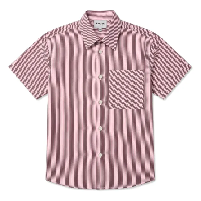 Chemise Rogue Rayée | Brique