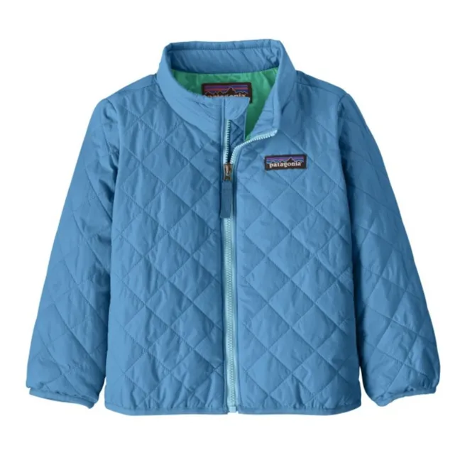 Chaqueta de plumón de fibra reciclada Nano | Azul