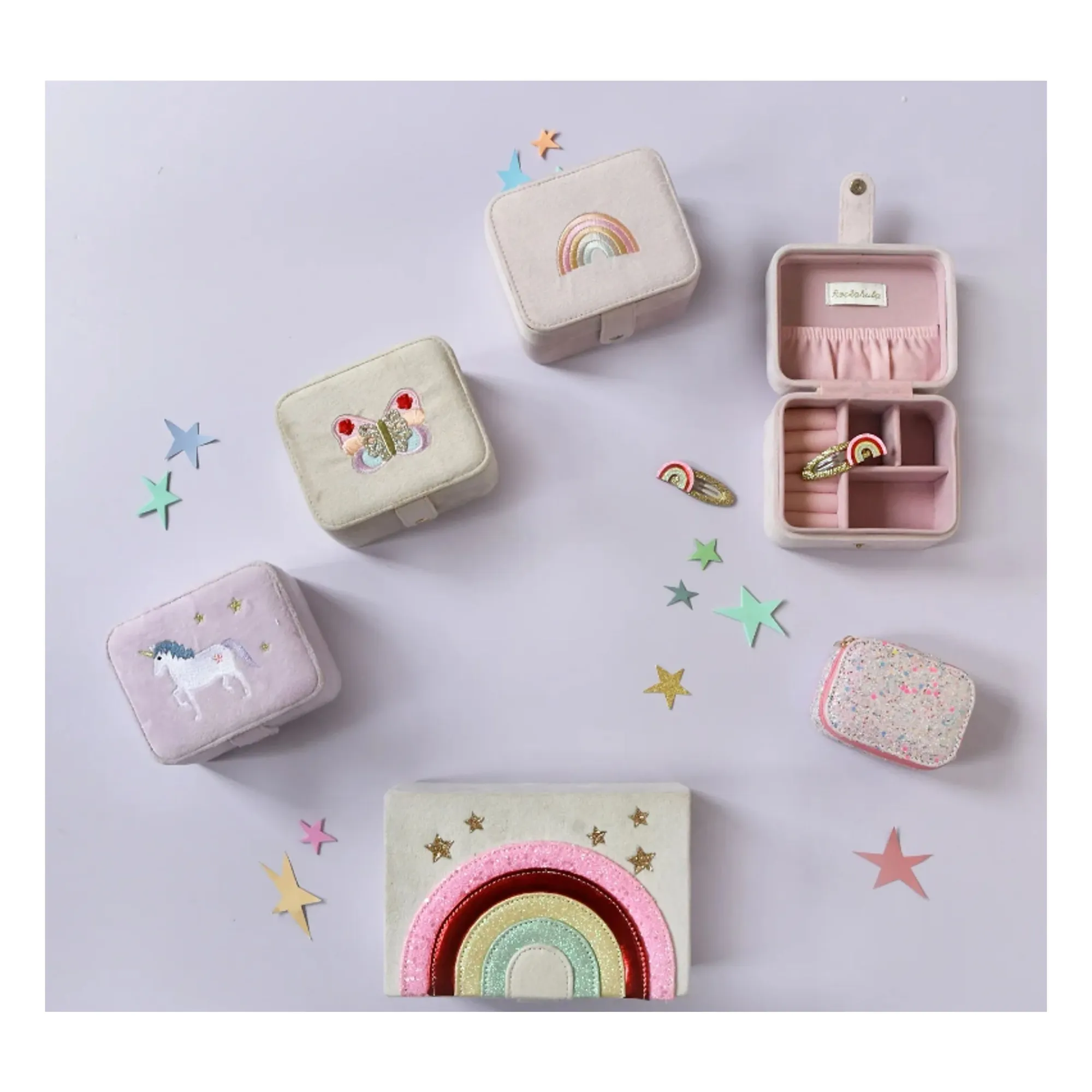 Boîte à Bijoux Licorne | 	Lilas- Image produit n°2