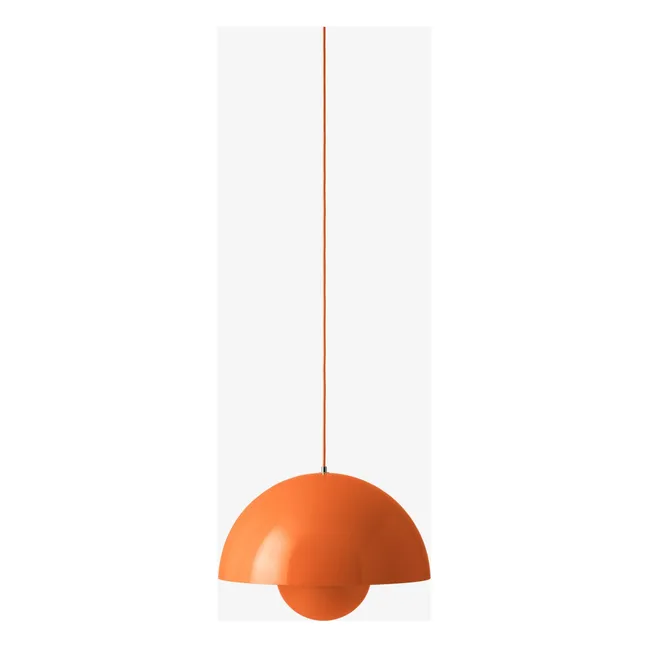 Flowerpot VP2 hanging lamp, Verner Panton | Orange