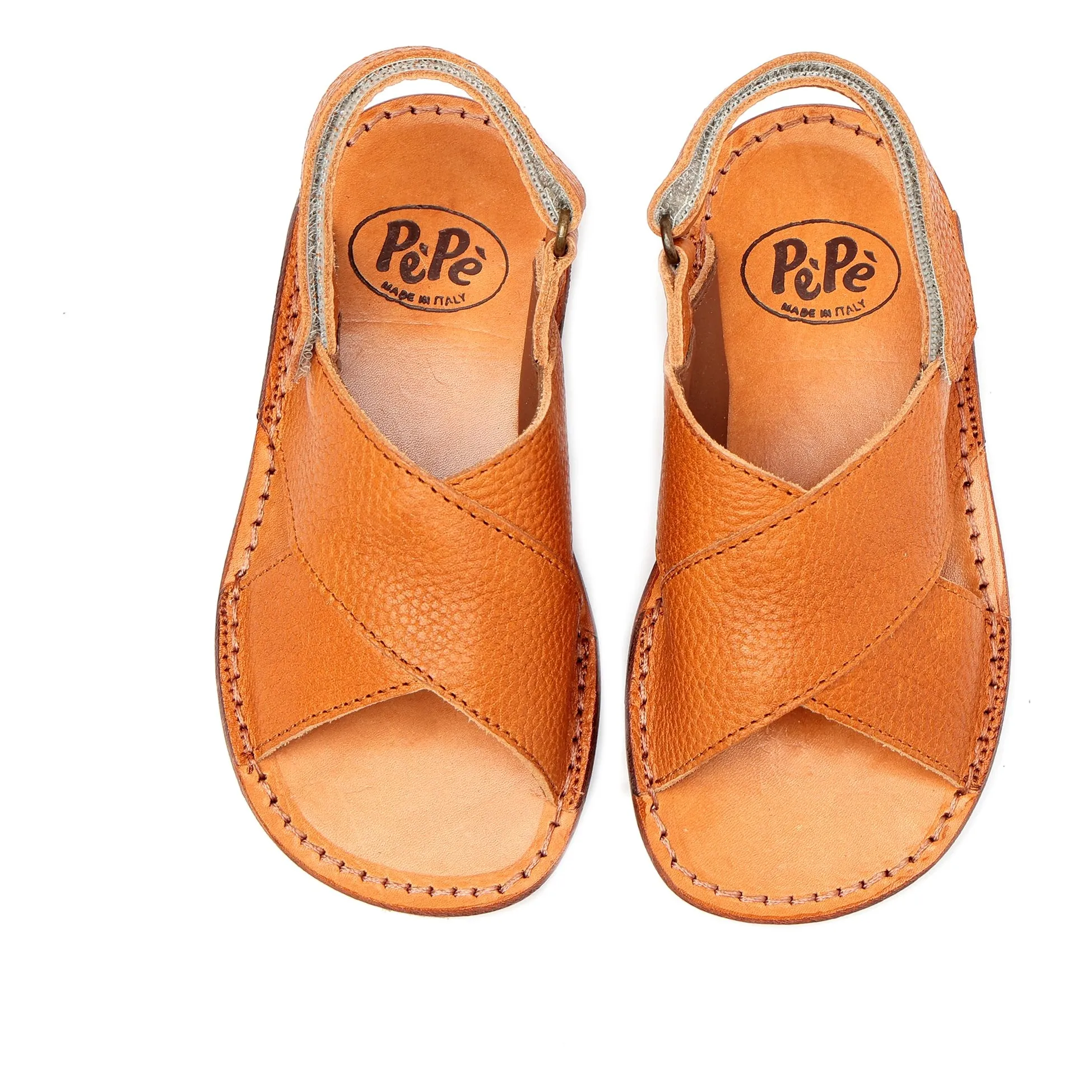 Sandales Croisées | Cognac- Image produit n°2
