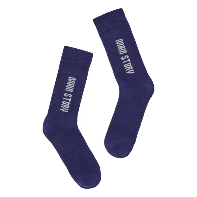 Calcetines de algodón ecológico | Azul Marino