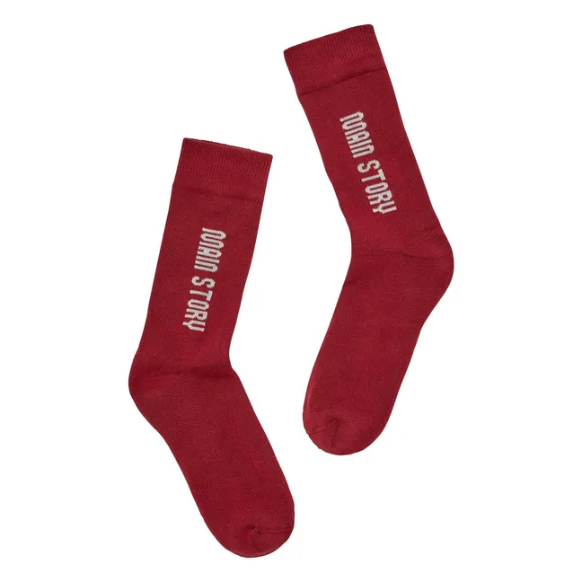 Organic cotton socks | Burgundy