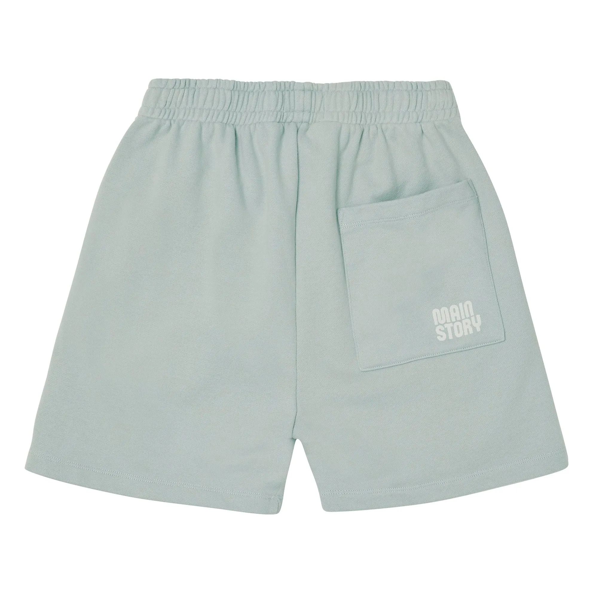 Short Jogger Coton Bio | Gris clair- Image produit n°1