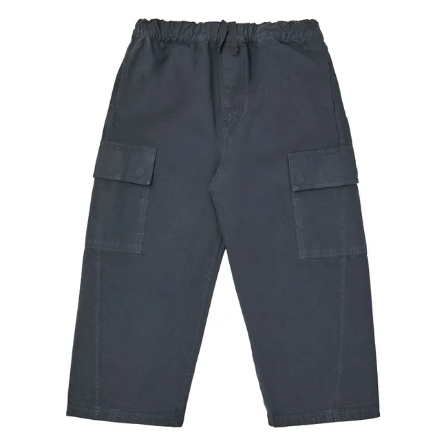 Pantalones cargo de algodón ecológico | Gris Antracita