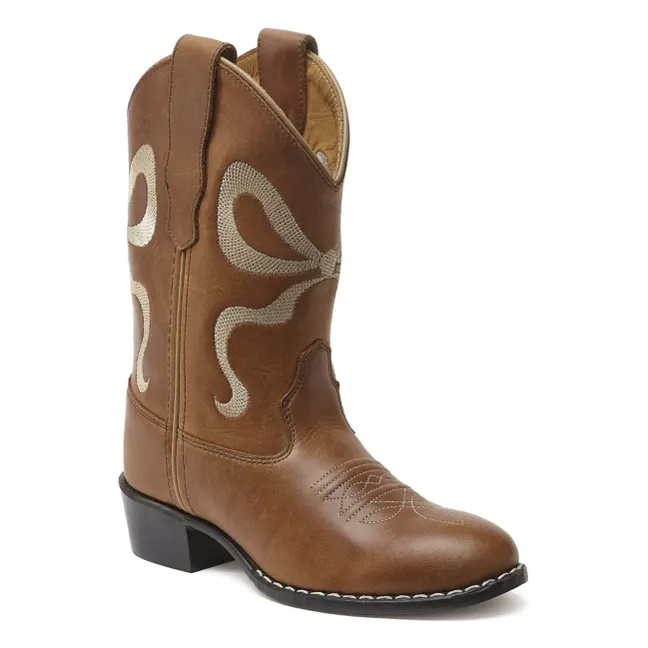 Santiags Bow Leather | Brown