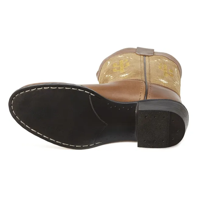 Santiags in pelle di yucca | Marrone