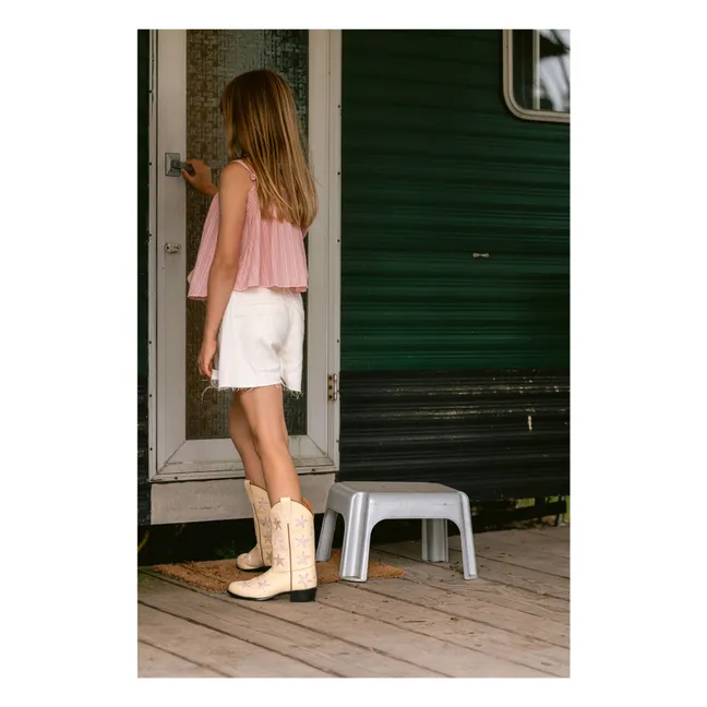 Santiags Starfish Cuir | Jaune pâle