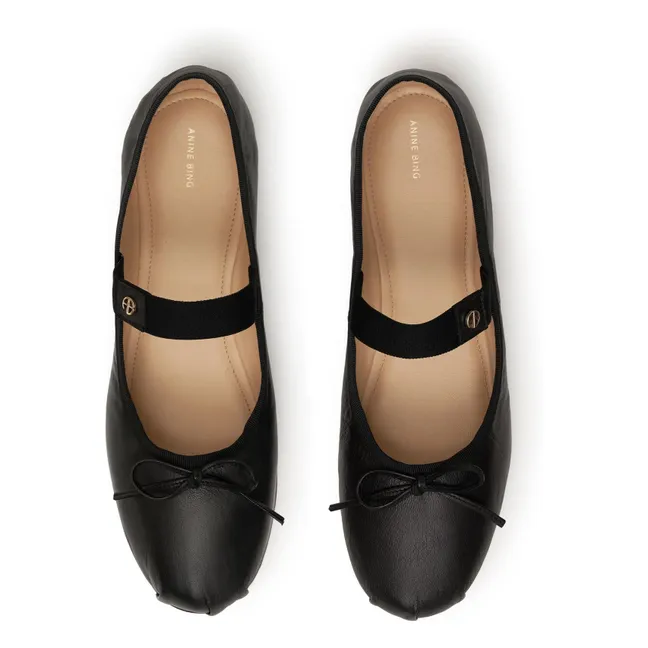 Ballerinas Jolie Cuir | Black