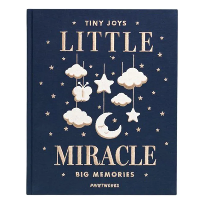 Álbum de fotos del bebé Little Miracle | Azul Noche