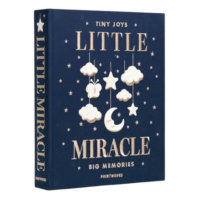 Álbum de fotos del bebé Little Miracle | Azul Noche