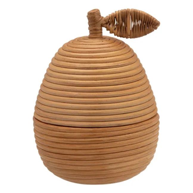 Rattan storage box Poire