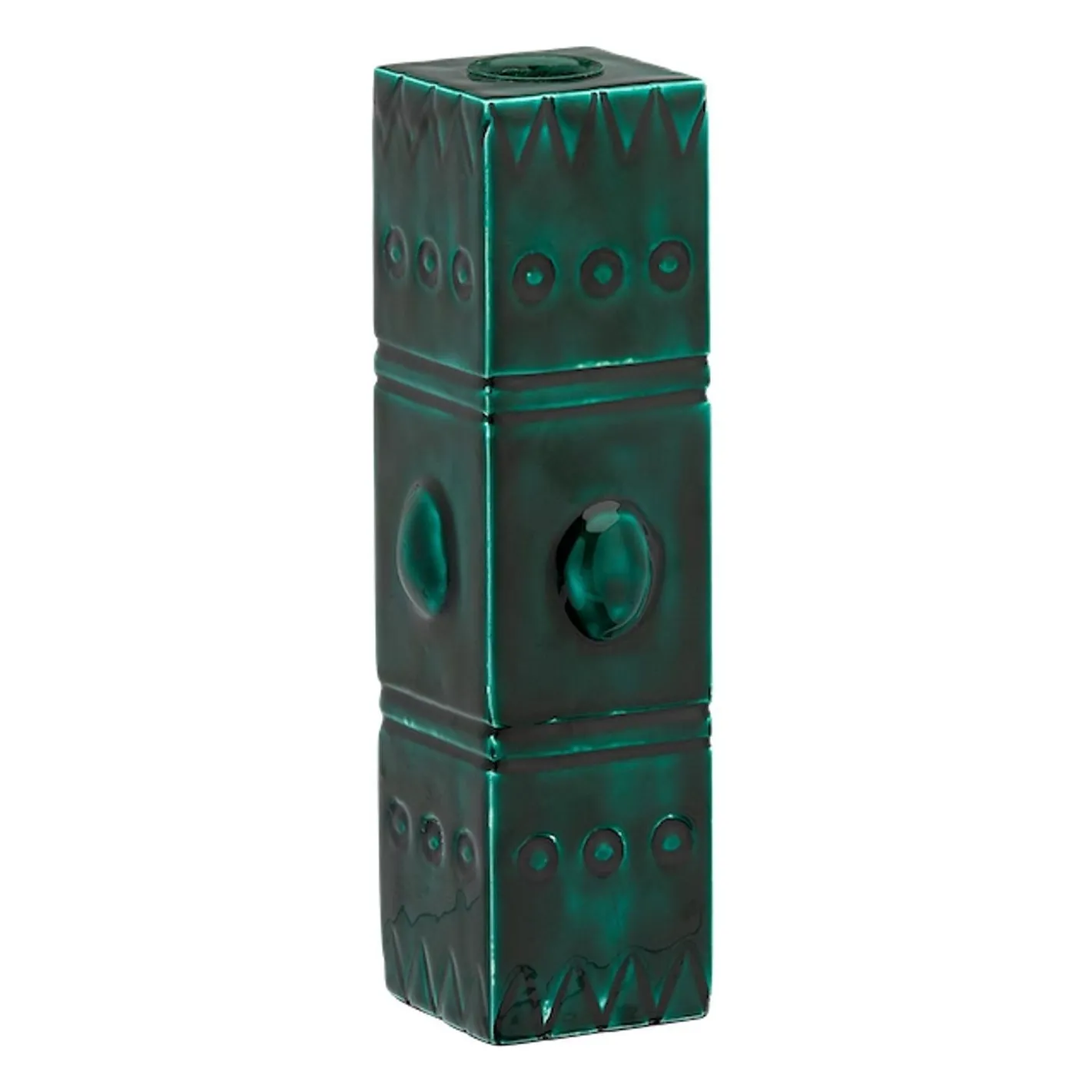 Anna + Nina Green Laurel Reef Candlestick