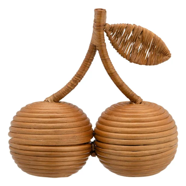 Cerise rattan storage box 