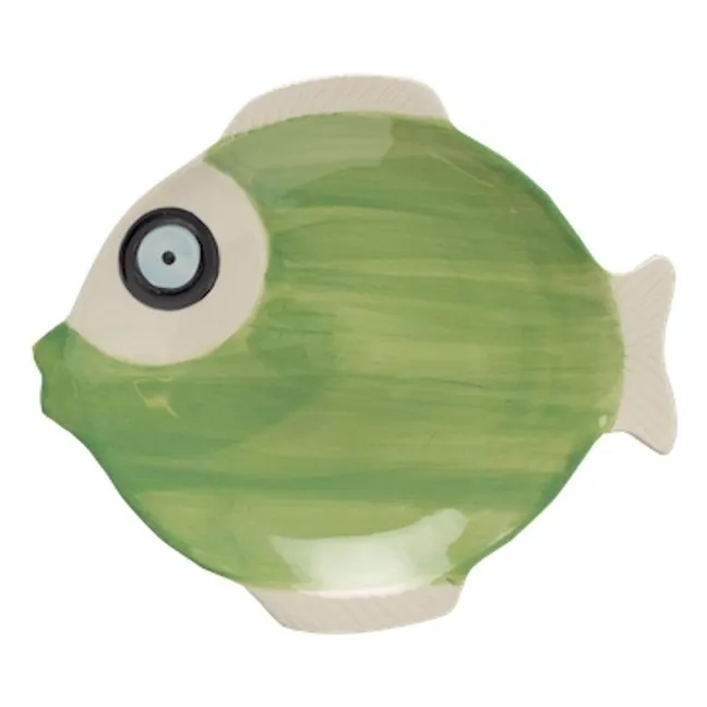 Tidal fish plate | Green