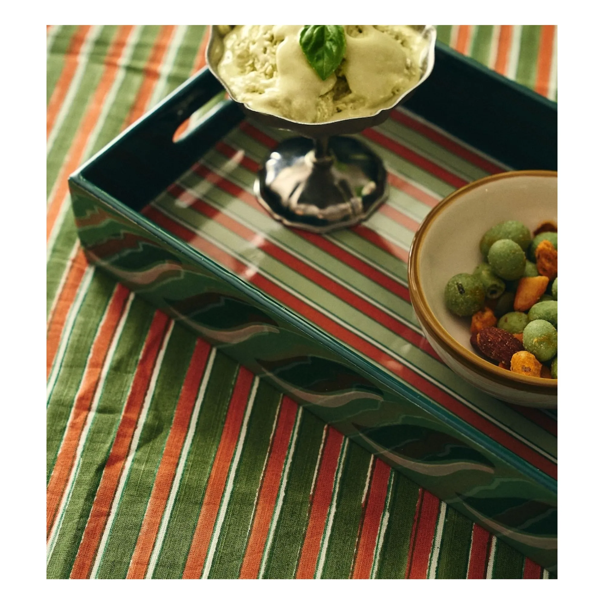 Nappe Sicilian Sunset | Vert- Image produit n°1