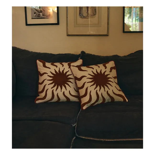 Golden Solstice cushion | Gold