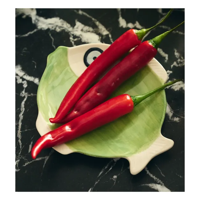 Tidal fish plate | Green