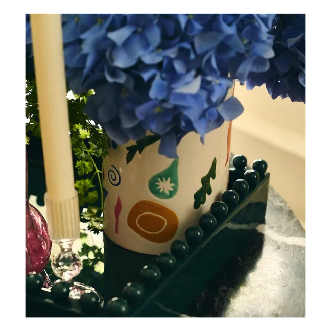 Oasis stoneware vase 