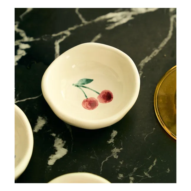 Plato de cerezas | Rojo