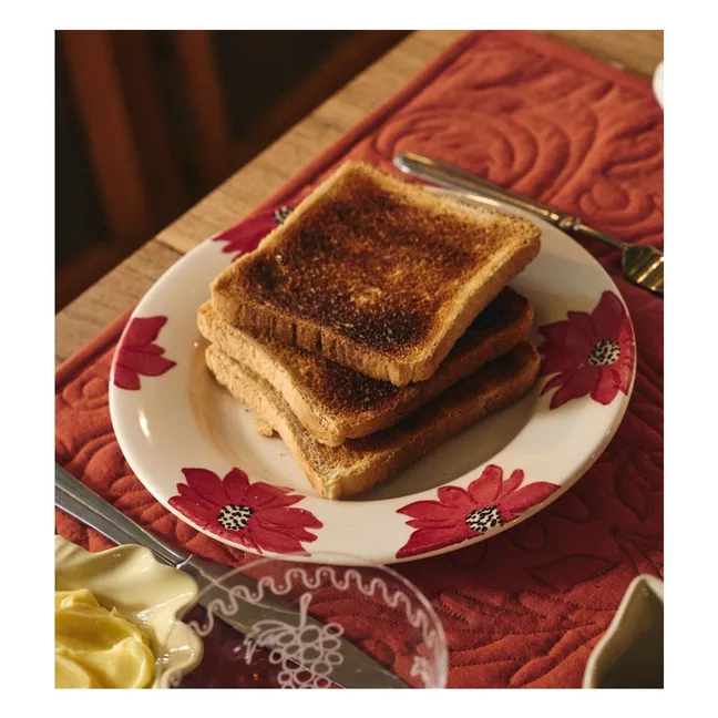 Plato flor Fiorita | Rojo