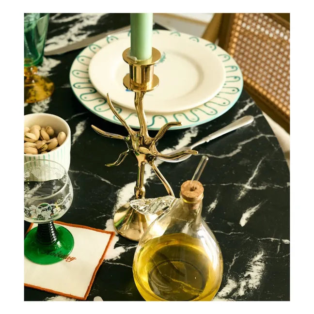 Candelabro soleado | Dorado