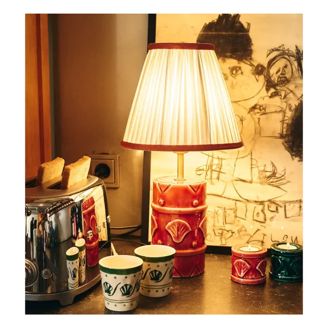 Pied de lampe Coral shell | Corail