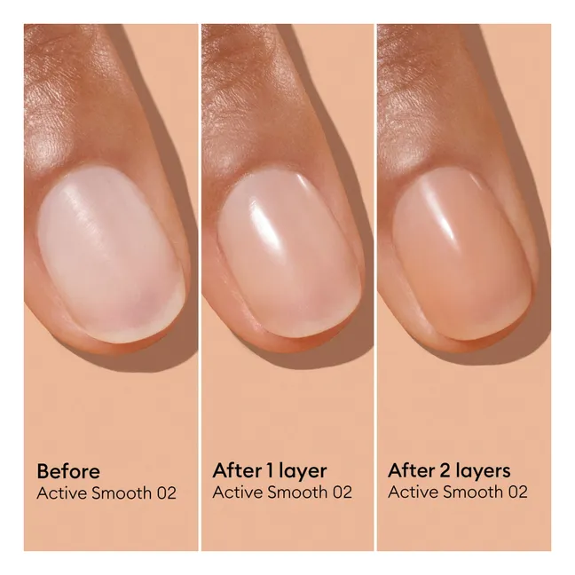 Verschönernder Pflegelack mit CC-Polish-Effekt Active Smooth 02 - 15ml