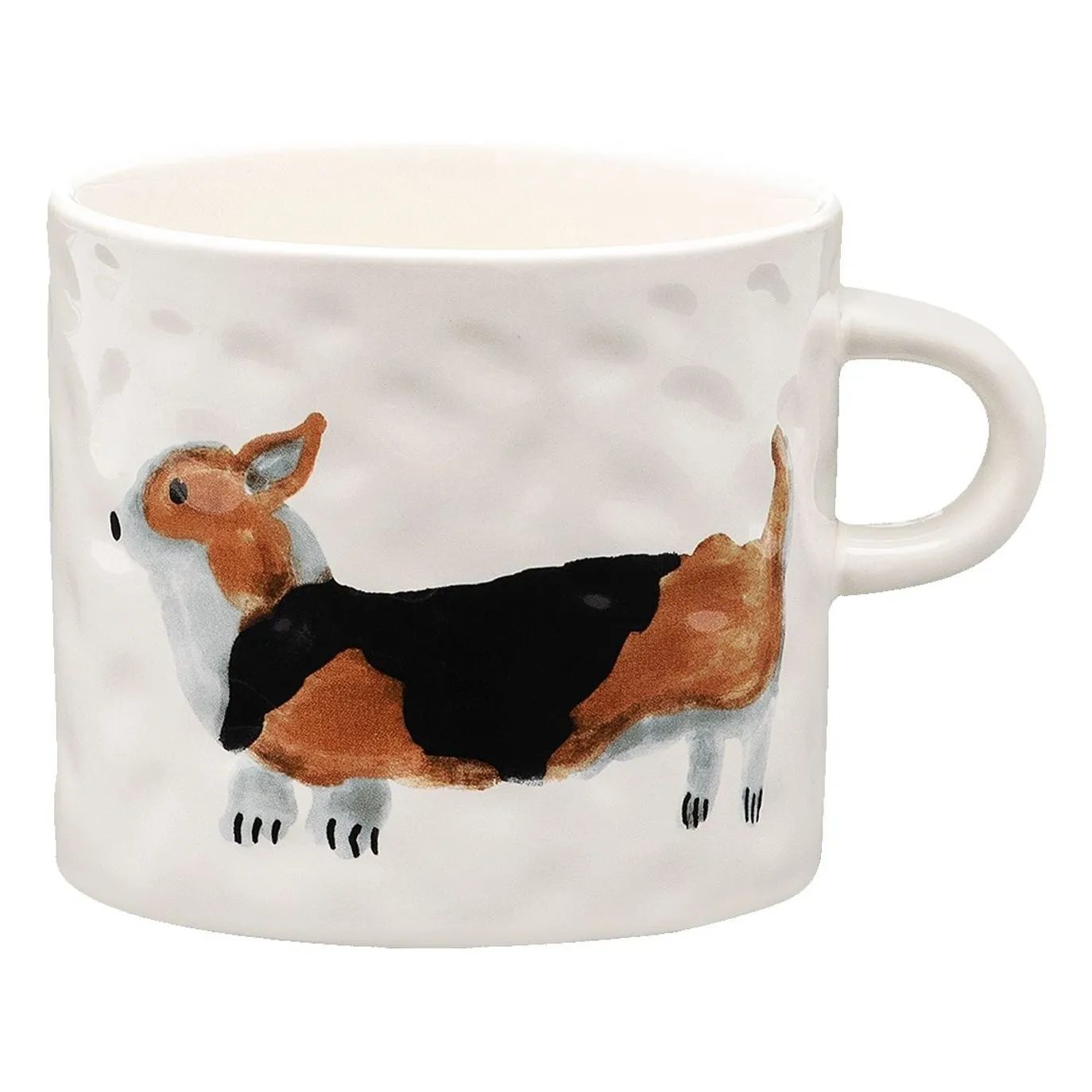 Anna + Nina Multicoloured Mug Corgi
