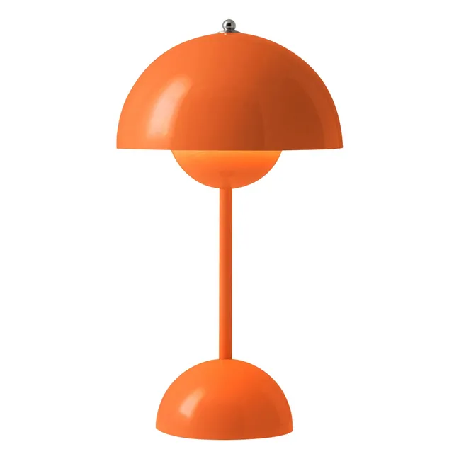 Lampe à poser Flowerpot VP9, Verner Panton | Orange