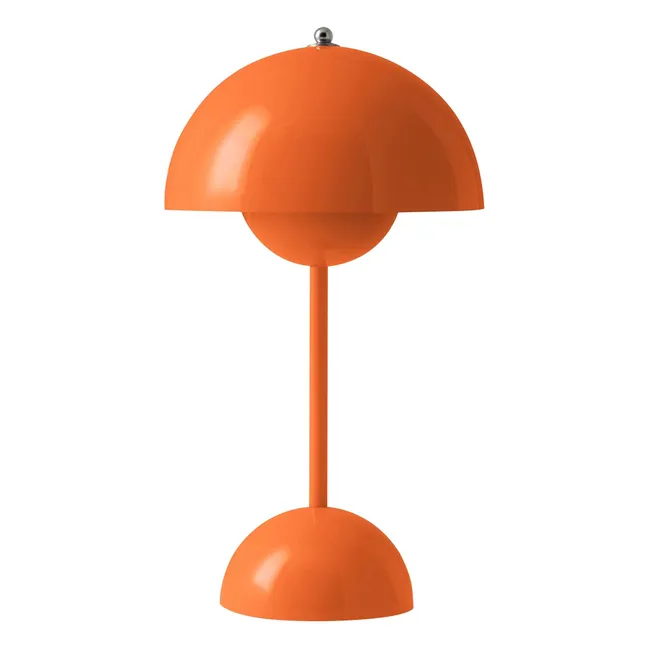 Lampe à poser Flowerpot VP9, Verner Panton | Orange