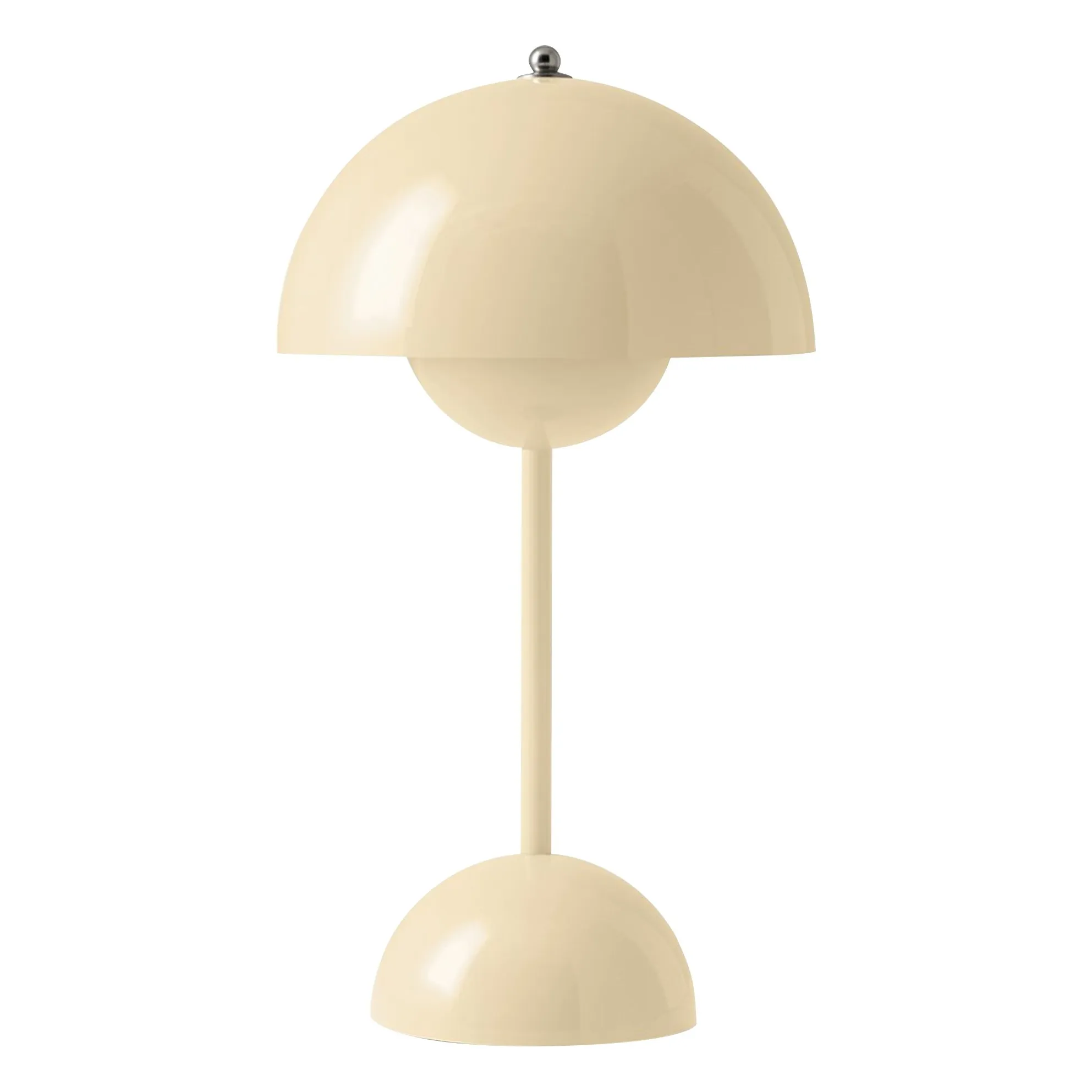 & Tradition Ivory Flowerpot Vp9 Table Lamp, Verner Panton