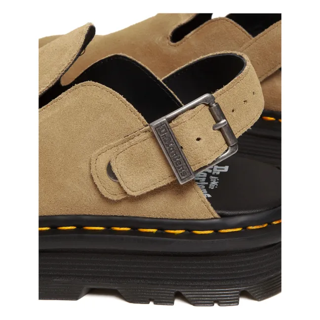 ZebZag Suede Pantoletten | Sandfarben