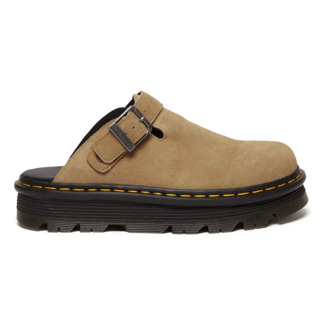 ZebZag Suede Pantoletten | Sandfarben