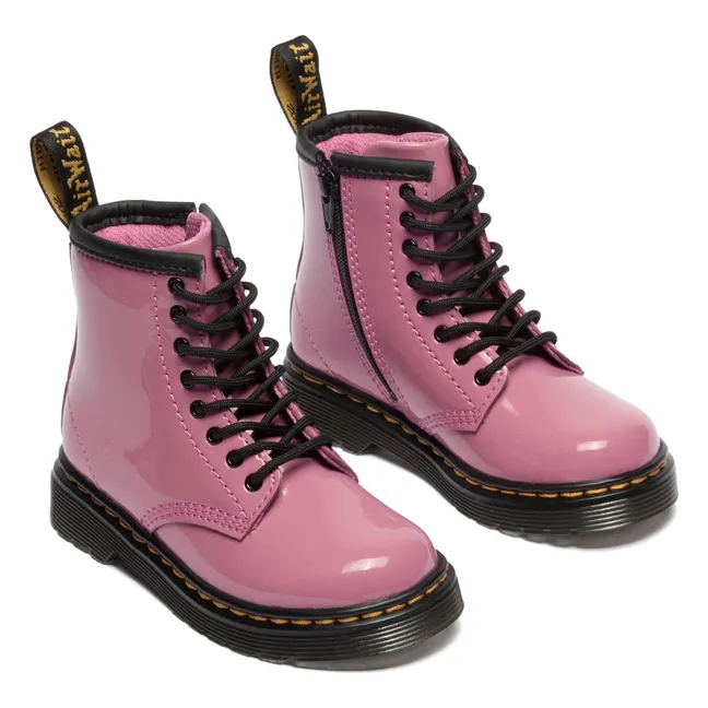 Boots Lacets 1460 J Vernies | Rose