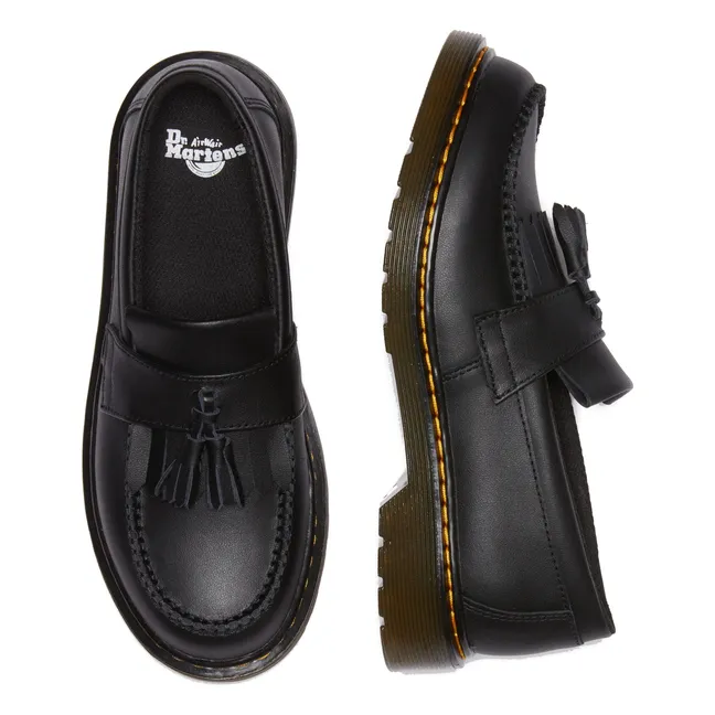 Mocassini con nappe Adrian J | Nero opaco