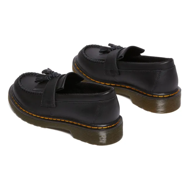 Mocassini con nappe Adrian J | Nero opaco