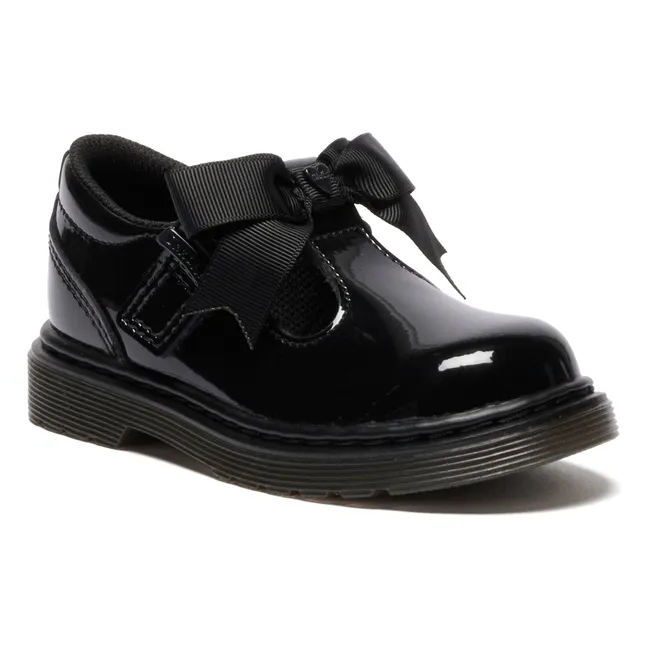 Mary Janes Noeud Bow J | Bright black