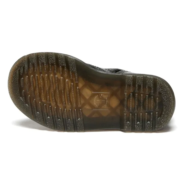 Boots Lacets 1460 J Pailletées | Noir brillant