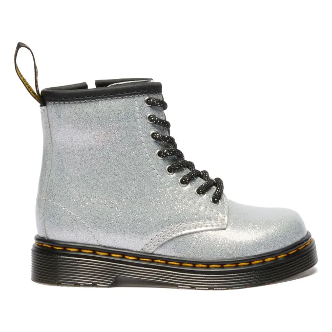 Boots Lace-up 1460 J Glitter | Silver