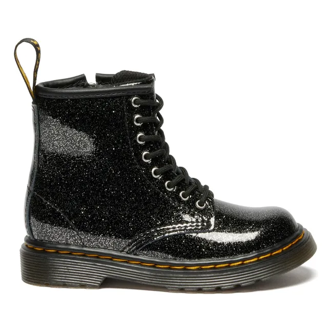 Boots Lace-up 1460 J Glitter | Bright black