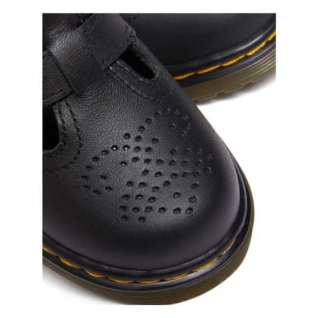 Scarpe Mary Janes 8065 J in pelle | Nero