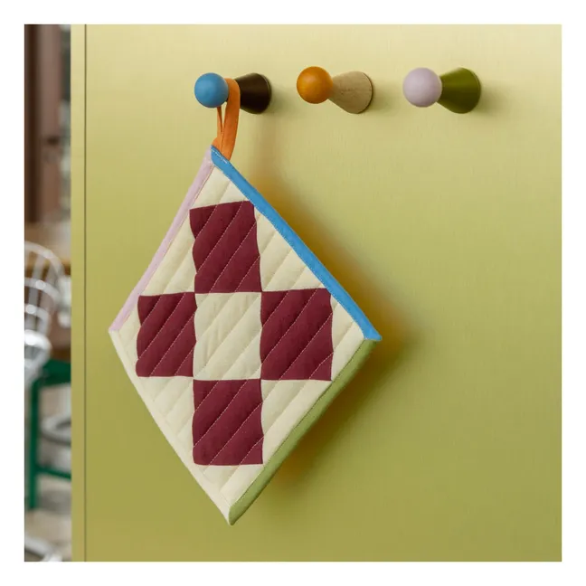 Stitch check potholder